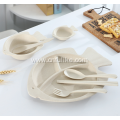 Fish Shape Wheat Straw Tableware Set for Baby